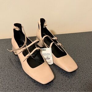 Zara Nude Women's Heels